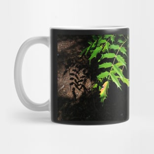 leaves changing colour in autumn Mug